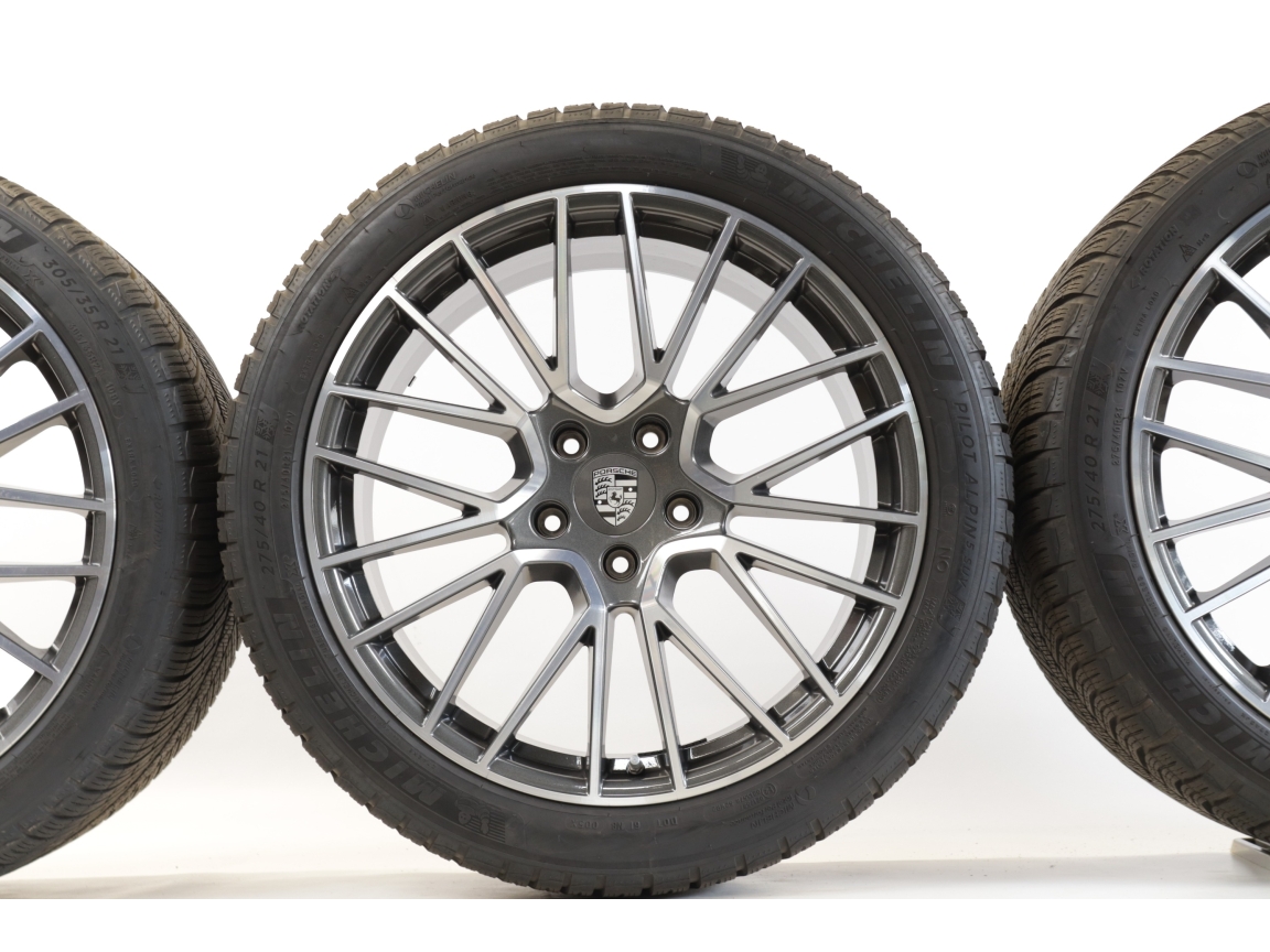 Porsche Winterkompletträder Cayenne S GTS Turbo S E3 21 Zoll RS Spyder Design  1 thumbnail