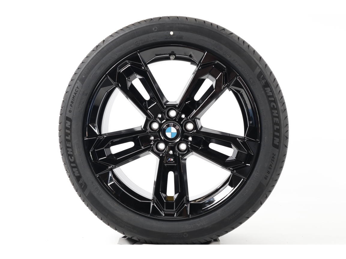 BMW X1 U11 X2 U10 Sommerkompletträder M Doppelspeiche 871 Schwarz Sommer Räder 2 picture