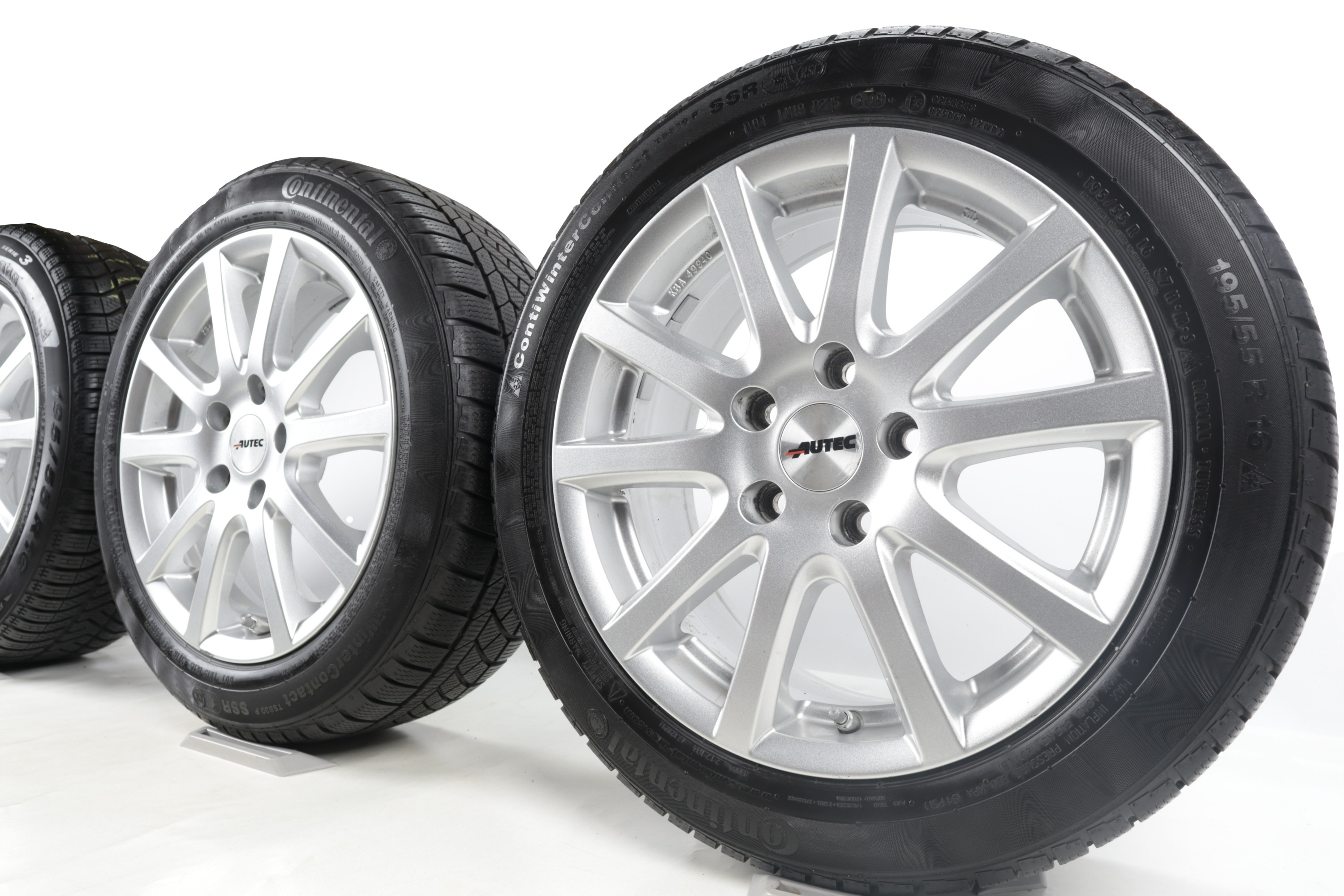 Autec Typ S Mini Cooper One F55 F56 F57 Winterkompletträder 195/55 16 ...
